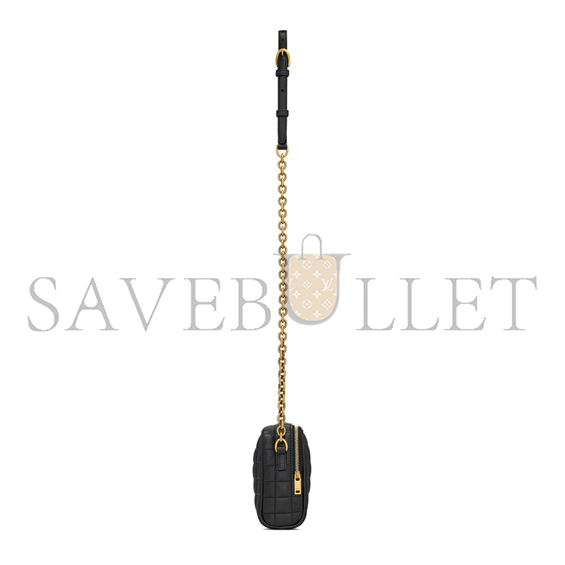 Y*L cassandre matelassÉ carrÉ camera bag in lambskin 764809aabvp1000 (19.5*14*4cm)